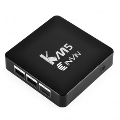 Смарт ТВ приставка INVIN KM5 1G/8Gb (Android TV Box)